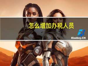 怎么增加办税人员