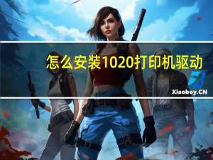 怎么安装1020打印机驱动（1020打印机驱动下载(1020打印机驱动怎么下载)）