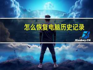 怎么恢复电脑历史记录（怎样恢复电脑历史记录）