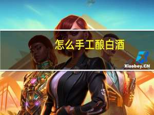 怎么手工酿白酒