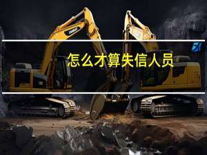 怎么才算失信人员