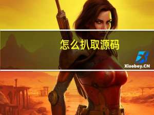 怎么扒取源码