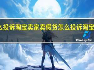 怎么投诉淘宝卖家卖假货 怎么投诉淘宝卖家侵权（怎么投诉淘宝卖家）