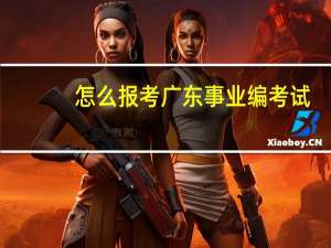 怎么报考广东事业编考试