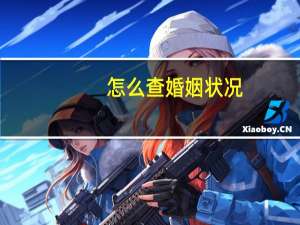 怎么查婚姻状况