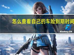 怎么查看自己的车险到期时间（怎么查看自己的车险到期没有）