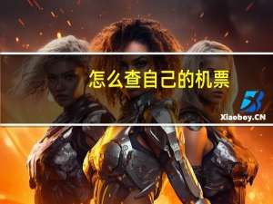 怎么查自己的机票