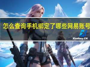 怎么查询手机绑定了哪些网易账号邮箱（怎么查询手机绑定了哪些网易账号）
