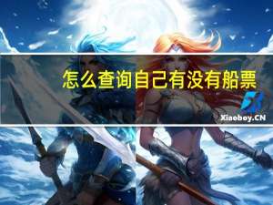 怎么查询自己有没有船票