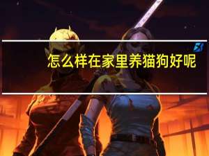 怎么样在家里养猫狗好呢
