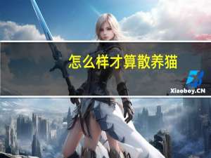 怎么样才算散养猫