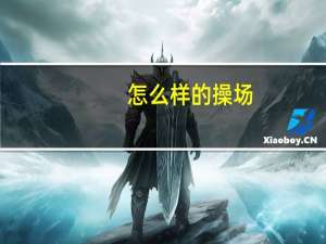 怎么样的操场