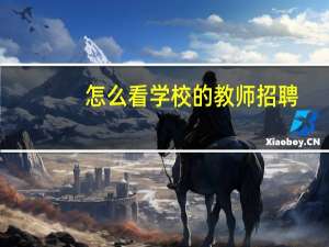 怎么看学校的教师招聘