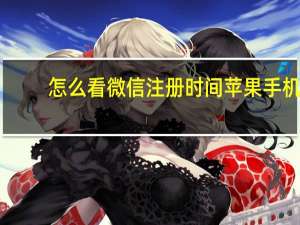 怎么看微信注册时间苹果手机（怎么看微信注册时间）