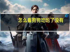 怎么看狗狗吃饱了没有