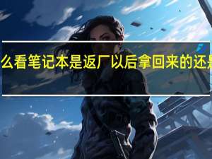 怎么看笔记本是返厂以后拿回来的还是原装的