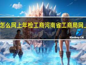 怎么网上年检工商 河南省工商局网上年检