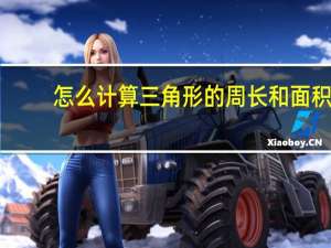 怎么计算三角形的周长和面积