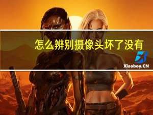 怎么辨别摄像头坏了没有