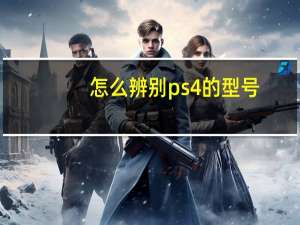 怎么辨别ps4的型号
