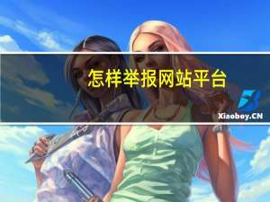 怎样举报网站平台（怎样举报网站）
