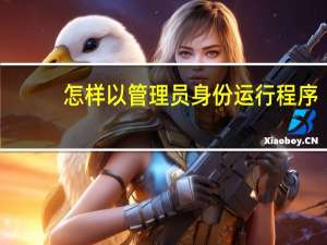 怎样以管理员身份运行程序（我的世界运行身份怎么弄）