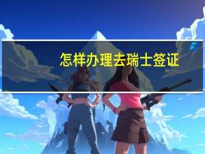 怎样办理去瑞士签证