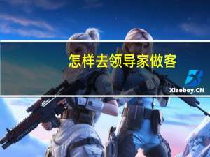 怎样去领导家做客