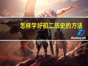怎样学好初二历史的方法