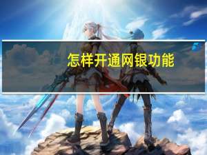 怎样开通网银功能（怎样开通网银?）