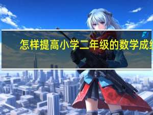 怎样提高小学二年级的数学成绩