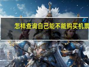 怎样查询自己能不能购买机票
