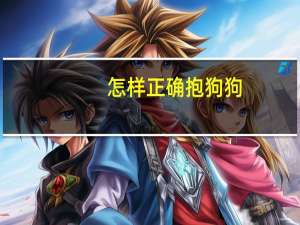 怎样正确抱狗狗