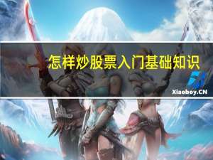 怎样炒股票入门基础知识