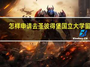 怎样申请去圣彼得堡国立大学留学