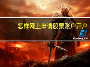 怎样网上申请股票账户开户