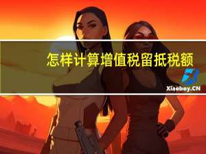 怎样计算增值税留抵税额