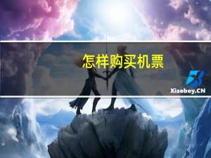 怎样购买机票