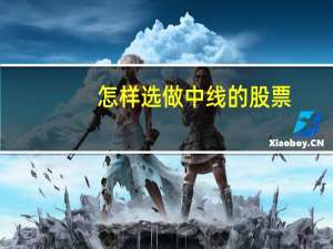 怎样选做中线的股票