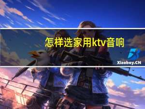 怎样选家用ktv音响