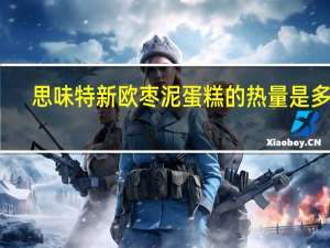 思味特 新欧枣泥蛋糕的热量是多少