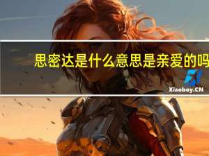 思密达是什么意思是亲爱的吗