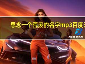 思念一个荒废的名字mp3百度云（思念一个荒废的名字）