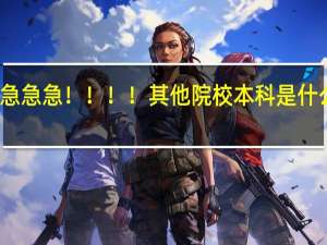 急急急 ！！！！其他院校本科是什么意思