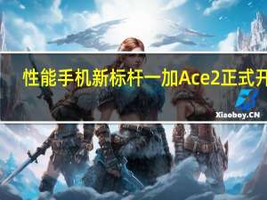 性能手机新标杆一加 Ace2正式开售