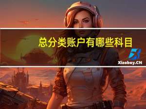 总分类账户有哪些科目