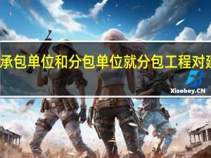 总承包单位和分包单位就分包工程对建设单位(  )。