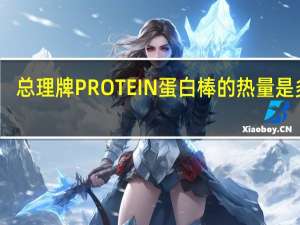 总理牌 PROTEIN蛋白棒的热量是多少