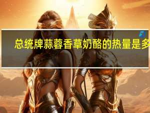 总统 牌蒜蓉香草奶酪的热量是多少