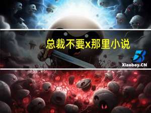 总裁不要x那里小说（总裁不要c那里）